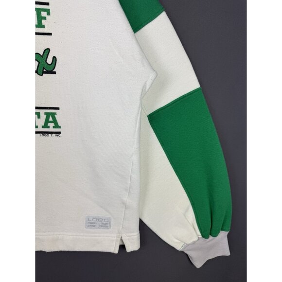 Vintage 90's Logo 7 University Of North Dakota Fighting Sioux NCAA Sweatshirt - Picture 9 of 16